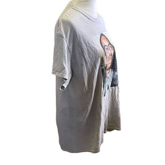 Malcolm X T-Shirt Light Gray Size Medium/Large - Picture 5 of 8